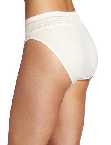 Image of Warner's womens No Pinching No Problems Lace Hi Cut Brief Panty