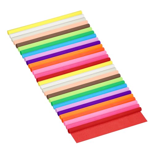 Papier Crépon de 20 Pouces pour Décoration de Fête et Atelier Créatif de Fleurs en Papier
