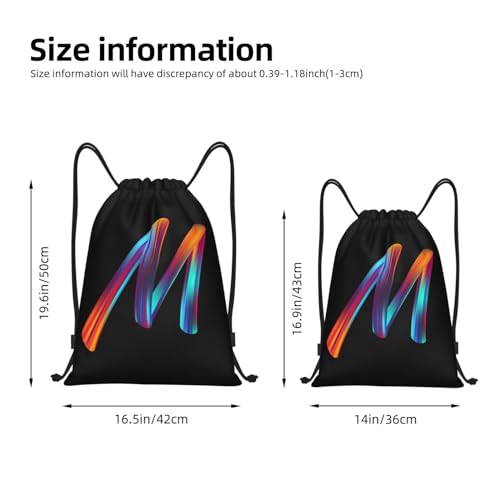 Pazacon Initial Drawstring Backpack