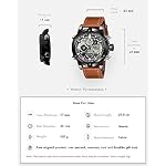 Sylvi-Analogue-Digital-Luxury-Black-Dial-Leather-Strap-Multi-Functional-Casual-Business-Calendar-Wrist-Watch-for-Men-and-Boys-Pack-of-1-SY3022
