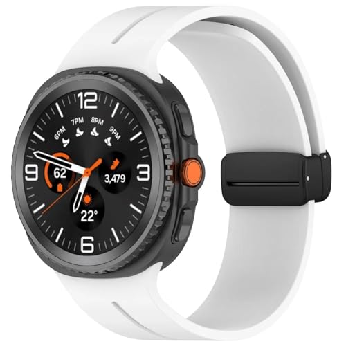 [�����ȓX] �ɓK��Samsung Galaxy Watch 8 44mm 40mm �Ή��V���R���X�g���b�v�A�ɓK��Samsung Watch 8 Classic 46mm �Ή��X�|�[�c�u���X���b�g(White)