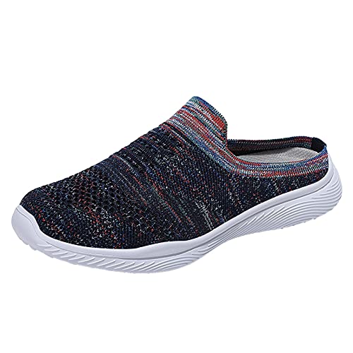 Woaikeyu Casual Plataforma Zapatillas Mujer Transpirable Ligero Casual Cómodo Zapatos Deportivos Moda Zapatillas Deportivas, negro, 41 EU