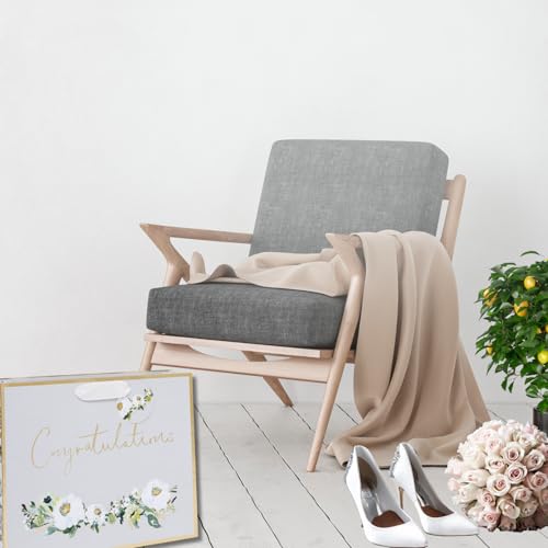 Glick Große Geschenktasche Querformat Glückwunsch 275 x 355 x 100 mm Luxus Recycelbare Tasche für Geburtstage & Feiern