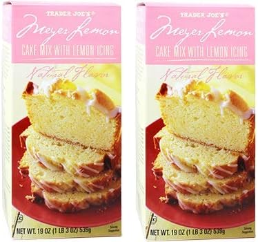 Trader Joe's Meyer Lemon Cake Mix Pack of 2 Boxes