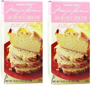 Trader Joe's Meyer Lemon Cake Mix Pack of 2 Boxes