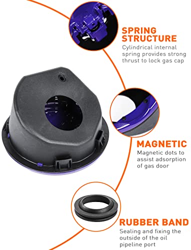 image for Savadicar Gas Cap Cover, Fuel Filler Tank Door Compatible with 2018-20