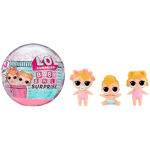LOL Surprise Baby Bundle Surprise with Collectible Dolls, Baby Theme, Twins, Triplets, Pets, Water Reveal, 2 or 3 Dolls Included- Great Gift for Girls Age 3+ Cover