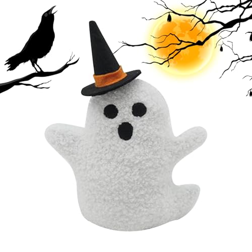 Zasdvn Ghost Plush - Peluche Halloween Amusante | Coussin Doudou