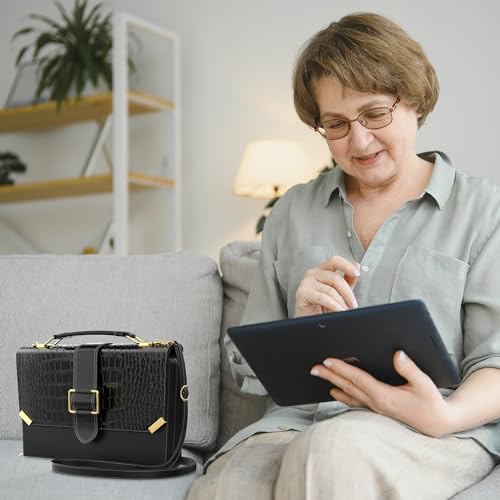 DEHITE Estojo com Capa de Bíblia para Mulheres – Bolsa para Transporte de Bíblias Tamanho Grande – |