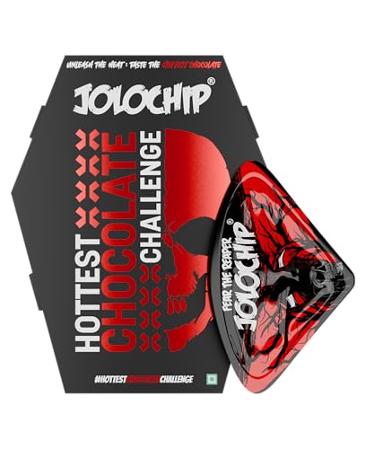Image of JOLOCHIP World's Hottest Chocolate (10g) & World's Hottest Seasoning (12g) | Extreme Spicy Combo Pack | Perfect for Spice Challenge Lovers (CHOCOLATE + SEASONING)
