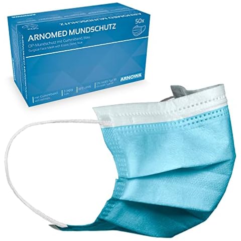 ARNOMED Masques médicaux bleus 50x Cover