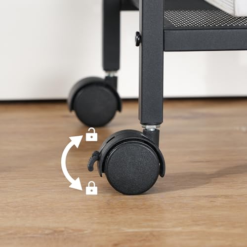 Miniatura 7 de Hoobro Soporte De Impresora, Carro De Impresora De 3 Niveles, Soporte De Impresora Con Estación De Carga, Ebf22cps01