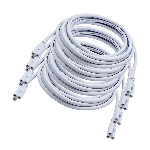 HYTROVE 4Piezas Cable de Conector Dual de Pines Lámparas LED Compatible con Fluorescentes y Bombillas Cfl Iluminación Hogar y Oficina