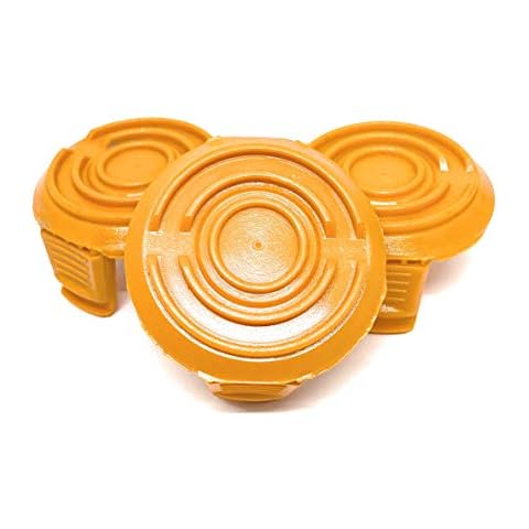 Mwire Virtionz | 3 Pack Trimmer Compatible Replacement Spool Cap Covers| Compatible with Worx String Trimmer | WA0010, WA6531 Cover