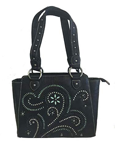 Montana WestMontana West Ladies Concealed Gun Carry Purse Handbag Swirl Cutouts Design