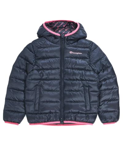 Champion Legacy Outdoor K-Light WR Hooded Jacke Kinder & Jungen, Nero/Rosa, 15-16 Jahre – Ansicht 1