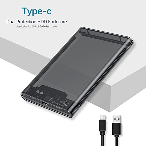 Caja externa para disco duro 2.5 pulgadas Wansurs USB 3.1 miniatura 2