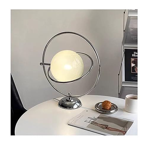 Lampe Saturne en verre rotative et dimmable pour bureau et chevet