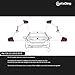 AoKeDing Tail Lights For BMW 2013-2019 F30 Refit G30 Taillights Non-Destructive Installation Start Running Water Steering Dual Reversing and Dual Rear Fog Lights Lamp(Red)