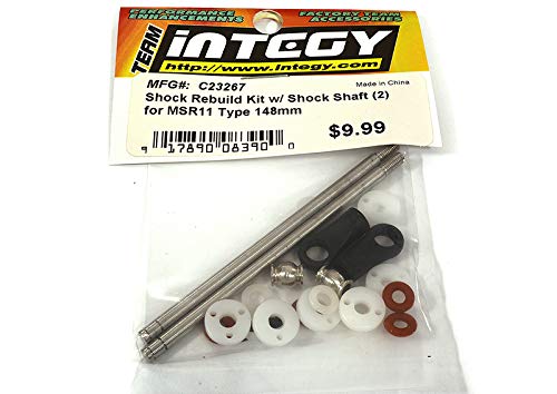 Kit de reconstruction d'amortisseur Integy 148mm MSR11 Type avec tiges pour modèle RC