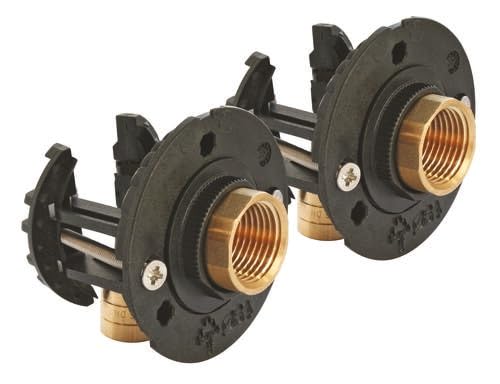 SOMATHERM FOR YOU - Système de fixation de robinetterie Douche ou Bain/Douche pour tube PER Ø16 - Kit complet avec raccords à Glissement F15/21 - Le plus...