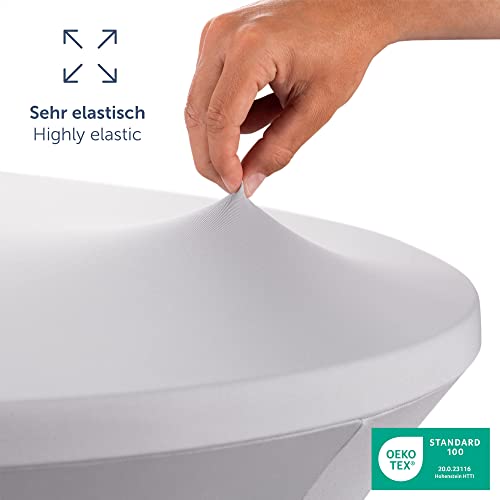 Blumtal Stretch cover - bar table: 70-75cm, red