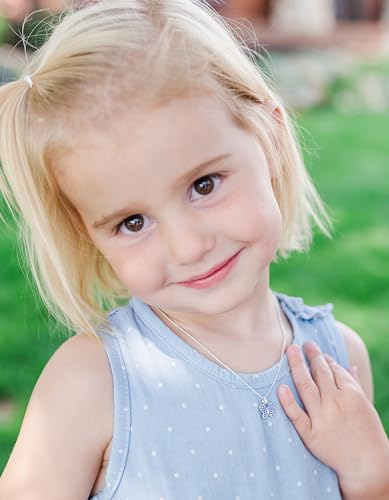 Cherished Moments Girl's Sterling Silver Butterfly CZ Birthstone Necklace for Toddlers, Little Girls, Teens, or Women3