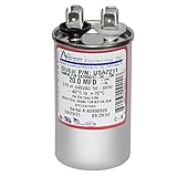 AMRAD ENGINEERING USA2211 Round Motor Run Capacitor, 20 MFD, 370/440 Vac
