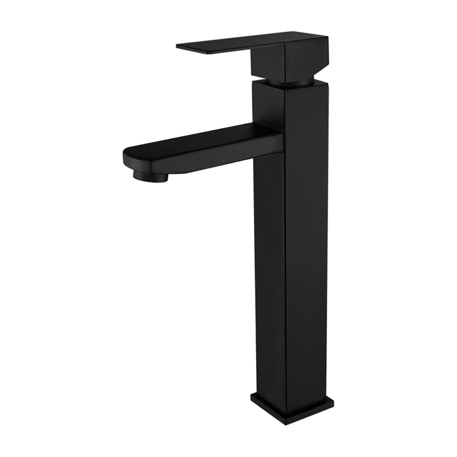Mitigeur en acier inoxydable contre le calcaire pour grand lavabo carré de salle de bain