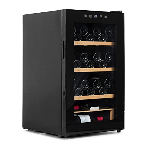 Weinkühlschrank für 48 Flaschen, Schwarz, CHR Pro – Vinobox – 126 Glasscheiben