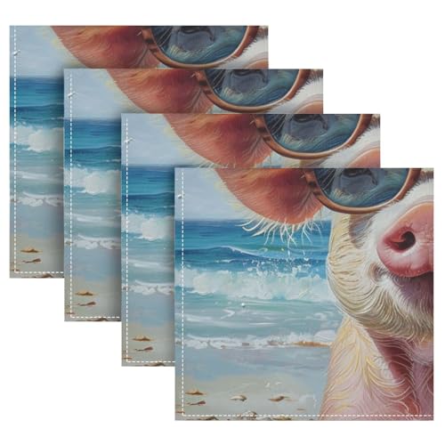 Servilletas de Tela ALAZA Pack 6 50.8x50.8 cm Multicolor miniatura 5