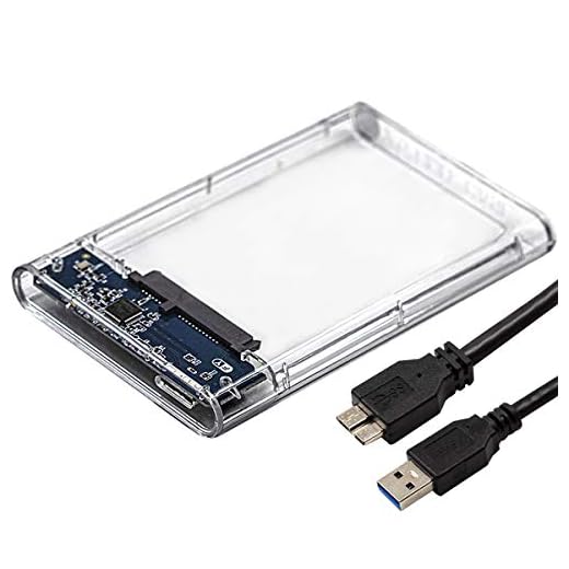 Haiz Case Transparente Para Hd Externo 2.5 SATA Notebook Usb 3.0 HZ-314