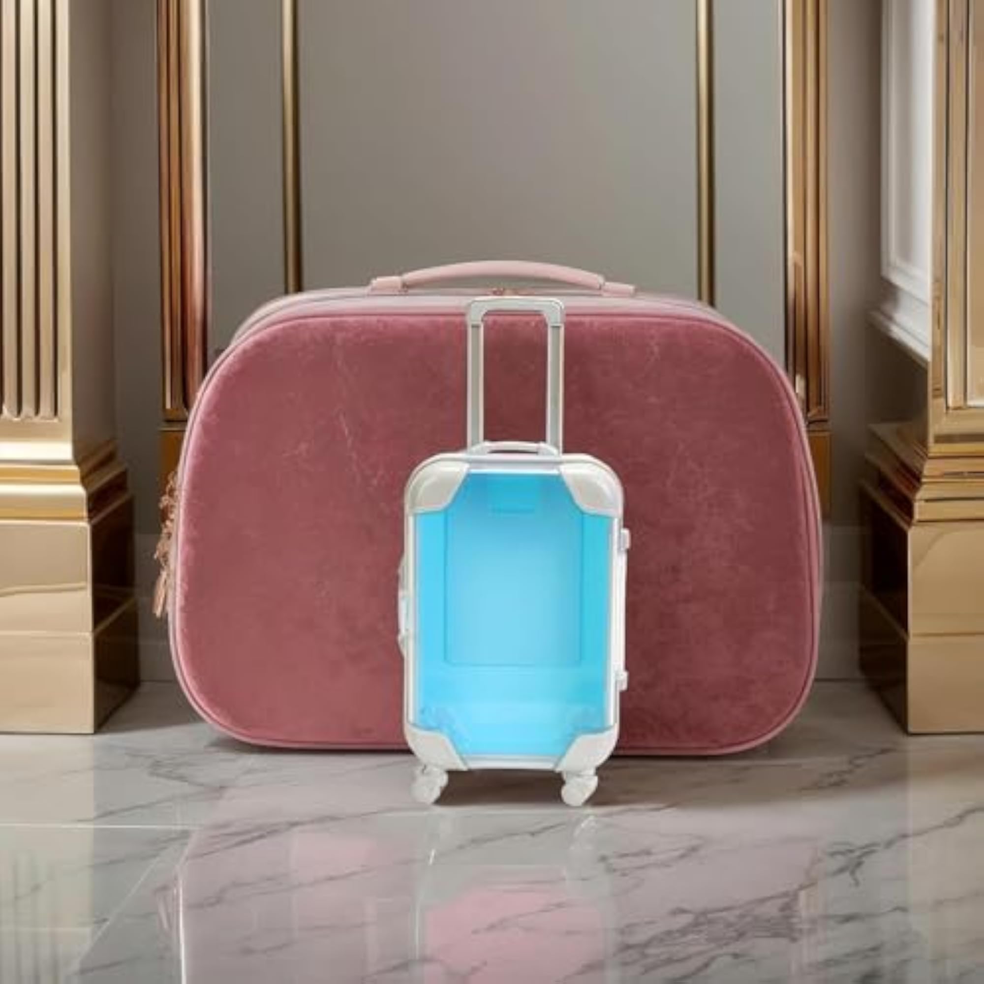Mini Luggage Case for Travel, Candy Box Organizer