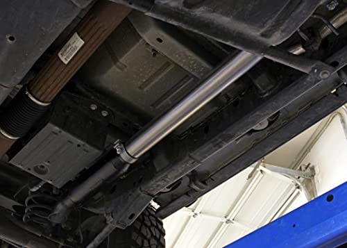 Flowmaster 818110 Outlaw Extreme High Clearance Cat-Back Exhaust Kit 3 Inch 409 Stainless Steel Black Single Dump Style Turndown Compatible with 2007-2018 Jeep Wrangler JK 3.6L 3.8L V6 by Flowmaster - Image 5