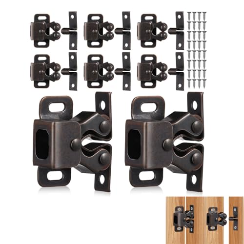 8 Pestillos y Cierres para Puertas de Armario, pestillos y cierres para puertas de armarios Muebles Hogar Gabinete Mesa Ordenador Escritorio Cajón