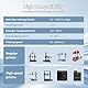 3DHoJor PLA Filament 1.75mm Kaltes Weiß 1KG, 3D Drucker Filament Maßgenauigkeit +/- 0,02 mm, Filament 3d Druckmaterialien, Super Speedy PLA Filament für 3D Drucker