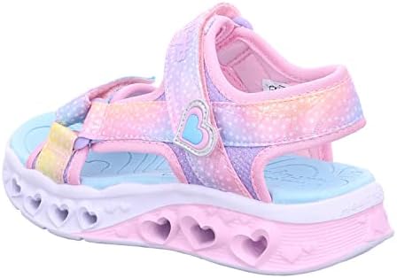 Skechers Kids Girls Flutter Hearts Sandal-Twili Sneaker, Link Pink/Multi, 1 Little Kid | Image 2