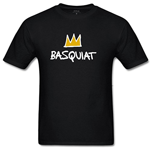 iCoup Julongcul Men's Basquiat Crown Cotton T-Shirt XXL Black