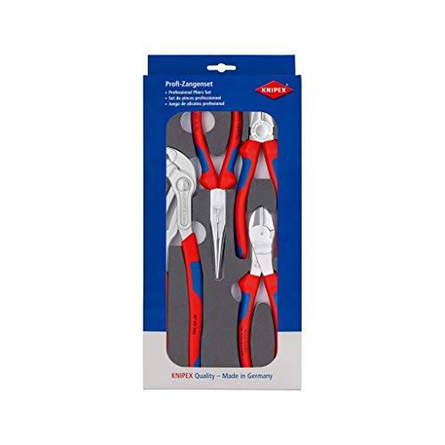Knipex Zangen-Set 4-teilig mit Schaumstoffeinlage, 00 20 01 V17