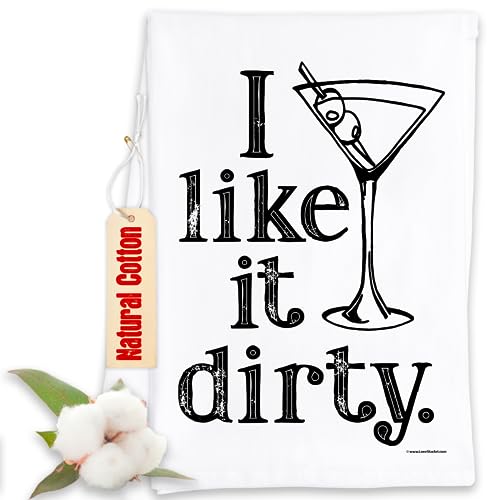 I Like It Dirty - Funny Kitchen Towels Decorative Dish Towels With Sayings, Funny Housewarming Kitchen Gifts - Multi-Use Cute Kitchen Towels - Funny Gifts For Women #TOP16