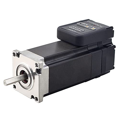 servo motor cnc - STEPPERONLINE NEMA 23 Integrated Easy Servo Motor 180w 3000rpm 0.6Nm(84.98oz.in) 20-50VDC Brushless DC Servo Motor CNC