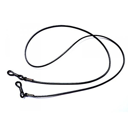 C2K Fashionable Sports Eyeglass Sunglasses Wax Cord Neck Strap Reading Glasses Holder Pack of 2PCS Black - Review, Price and Buying Guide