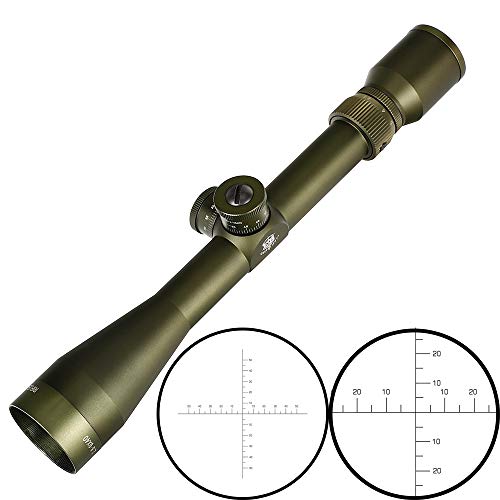 Ohhunt EB Rifleman 2.8-9X40 Lunettes de visée FFP Premier Plan Focal Verre gravé Tourelle réticulaire Verrouillage Réinitialiser (with 20mm Picatinny Rings)