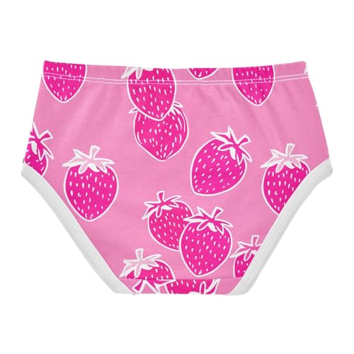 Girls' Underwear Strawberry Toddle Brief Panties 2-8 Years 203007292