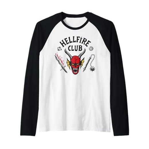 Eddie Munson Costume Hellfire Club Baseball Tee