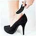 LALAFINA 3pairs Convenient Heel Cushions for High Heels of Wear-Resistant Invisible Blister Protectors Adhesive and Breathable Design