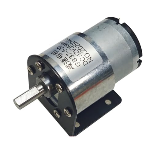 Moteur à engrenages JGB37-520 réversible pour éviter les blocages