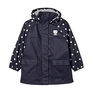 Steiff Baby-Mädchen Regenjacke Raglan Blau 80