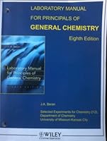 Laboratory Manual for Principles of General Chemistry, 8th Edition Chem 212 University of Missouri 0470421967 Book Cover