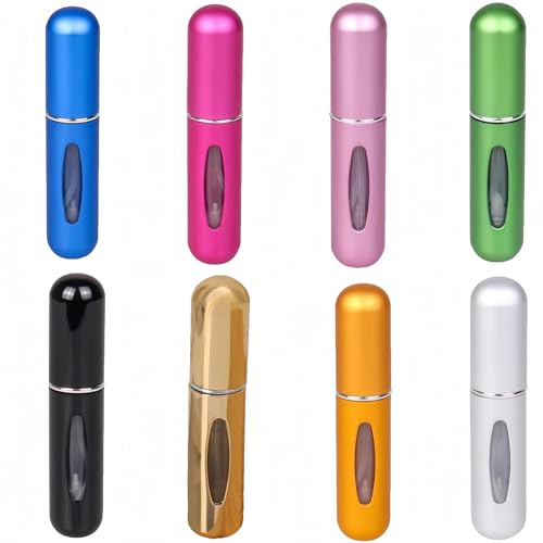 Wrjmzdcfdcf 5ML Perfume Bottle Travel Spray Bottle 8Pcs Mini Perfume Travel Refillable Atomizer,for Men & Women